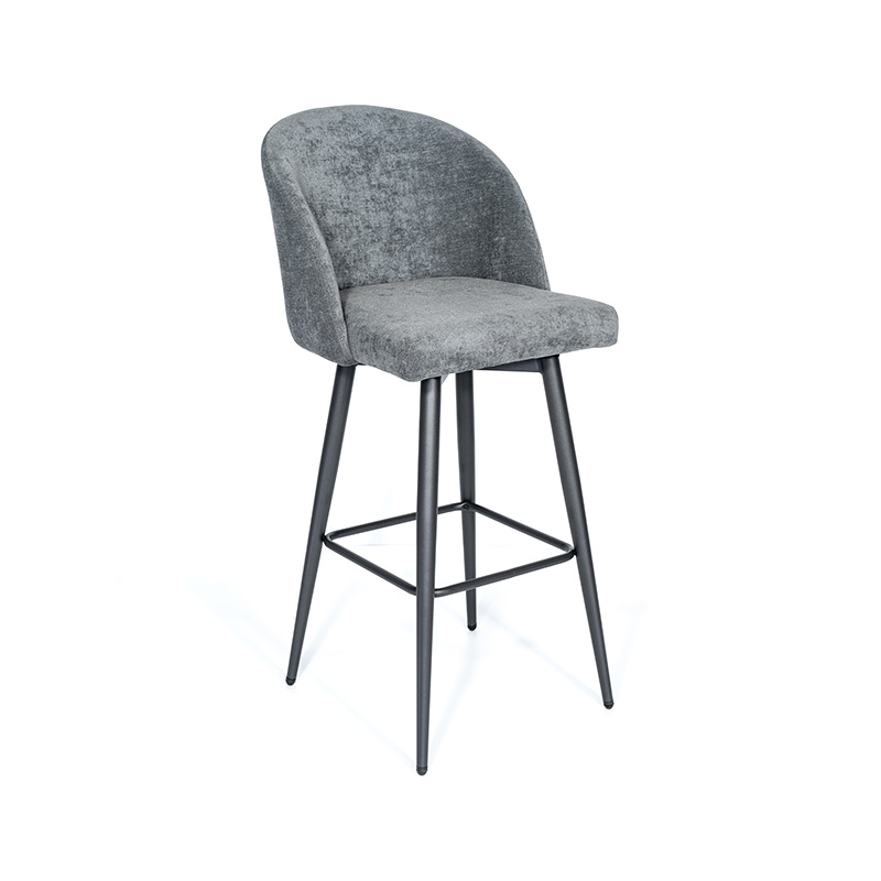 Silla/taburete de patas de tubo de acero clásico para el comedor